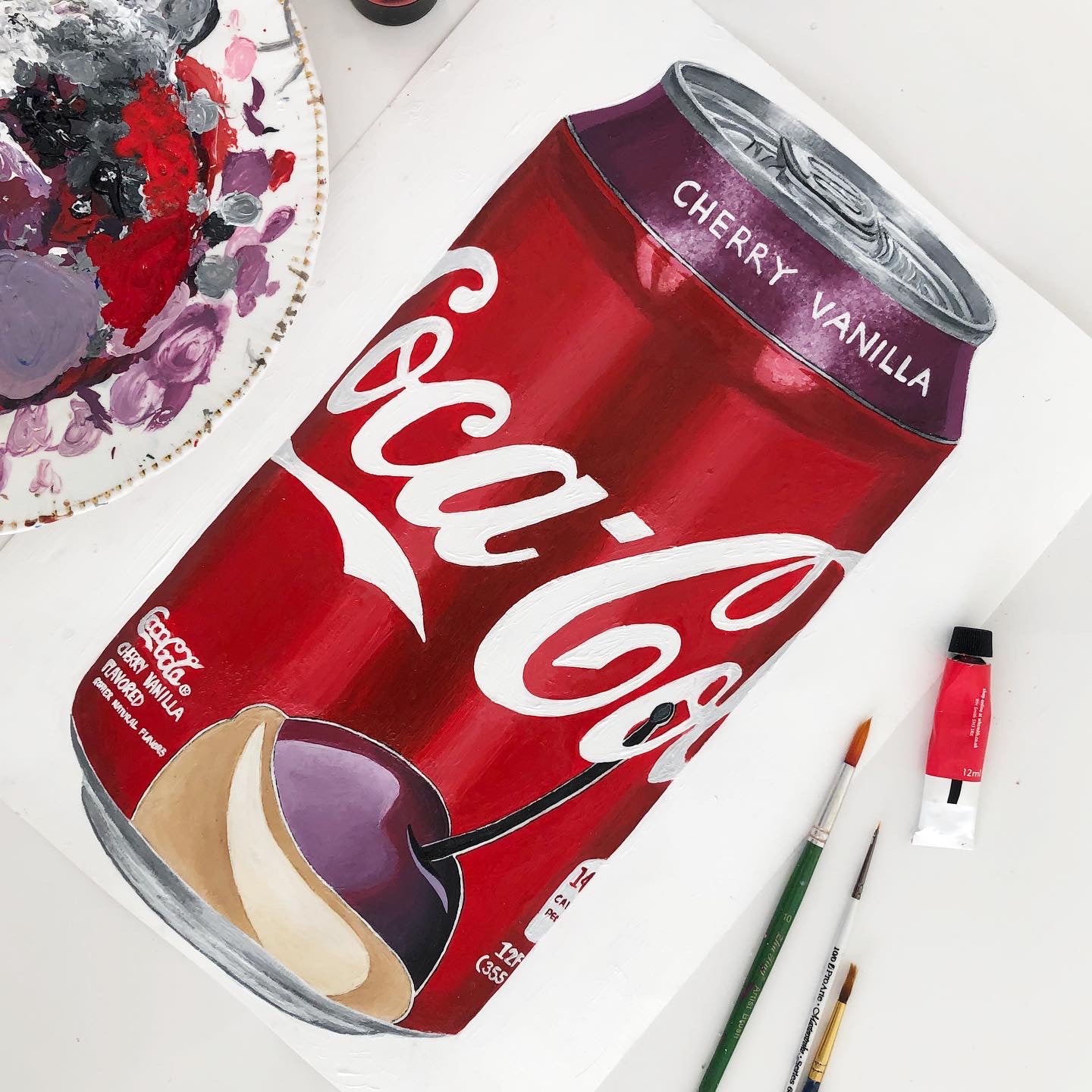 Cherry Vanilla Coke Limited Edition Giclée Fine Art Print