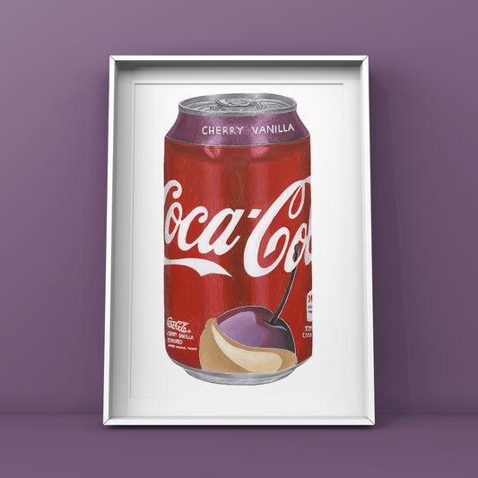 Cherry Vanilla Coke Limited Edition Giclée Fine Art Print