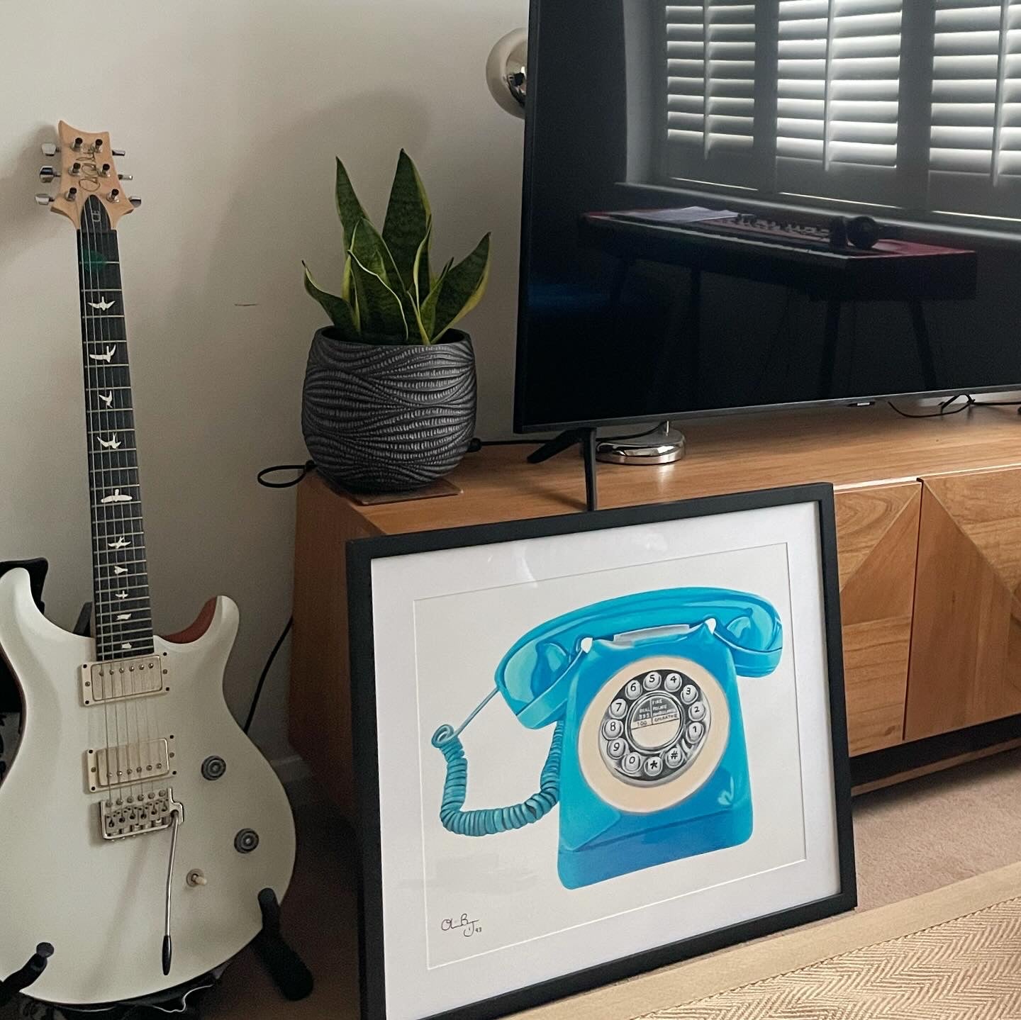 Retro Rotary Phone Limited Edition Giclée Fine Art Print