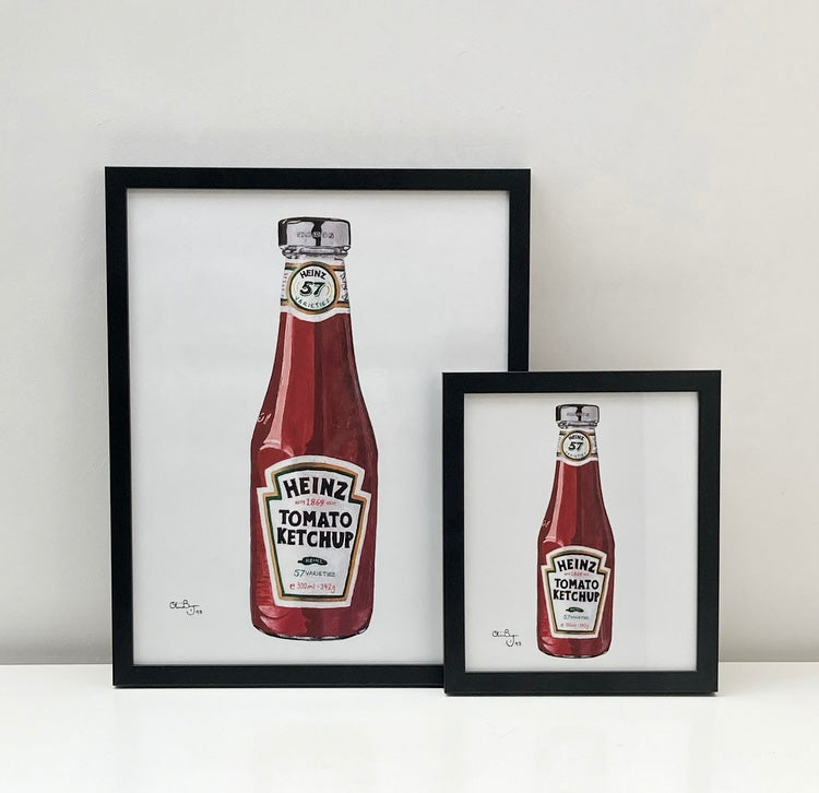 Tomato Ketchup Limited Edition Giclée Fine Art Print