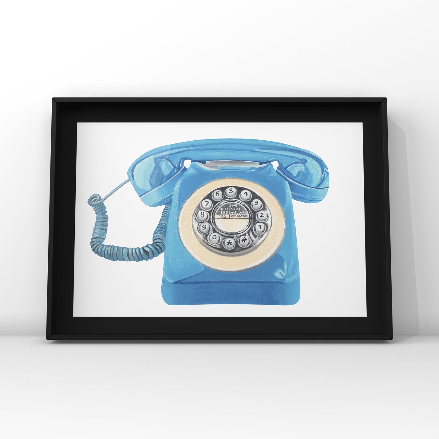 Retro Rotary Phone Limited Edition Giclée Fine Art Print