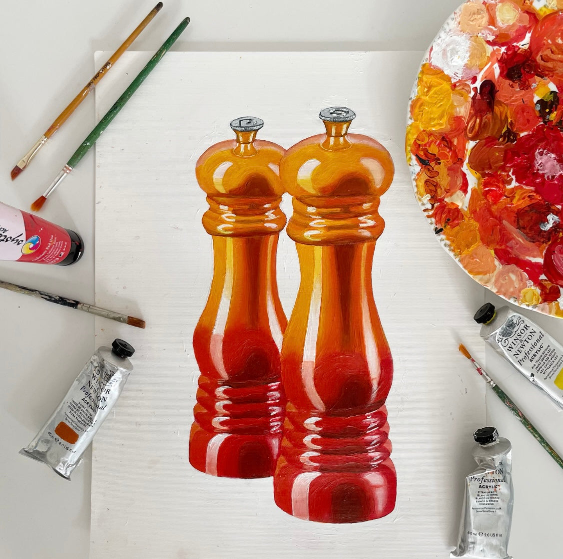 Salt and Pepper Mills Limited Edition Giclée Fine Art Print