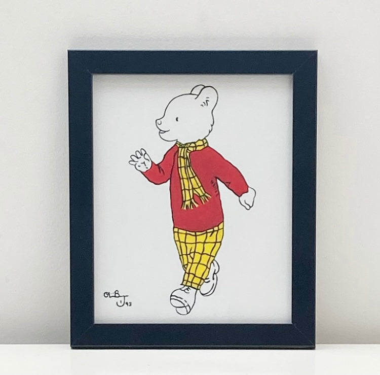 Rupert Bear Limited Edition Giclée Fine Art Print