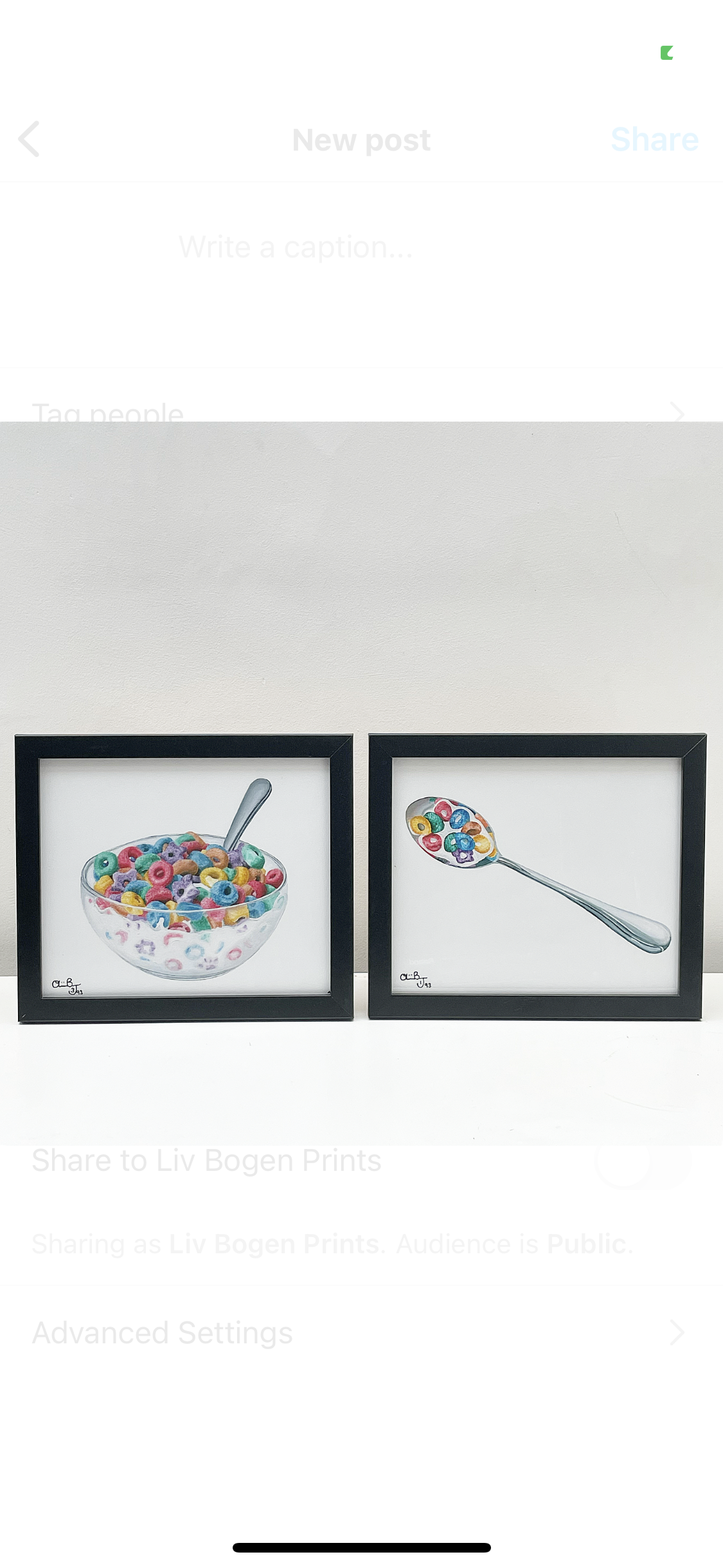 Bowl of Cereal Limited Edition Giclée Fine Art Print