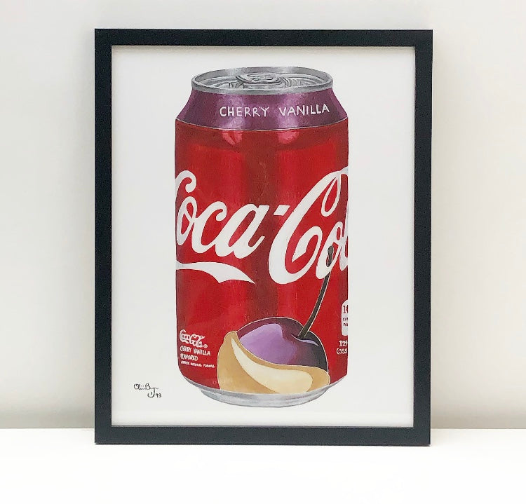 Cherry Vanilla Coke Limited Edition Giclée Fine Art Print