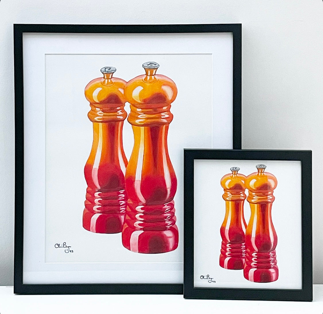 Salt and Pepper Mills Limited Edition Giclée Fine Art Print