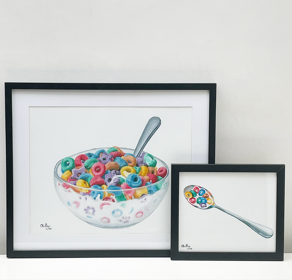 Bowl of Cereal Limited Edition Giclée Fine Art Print